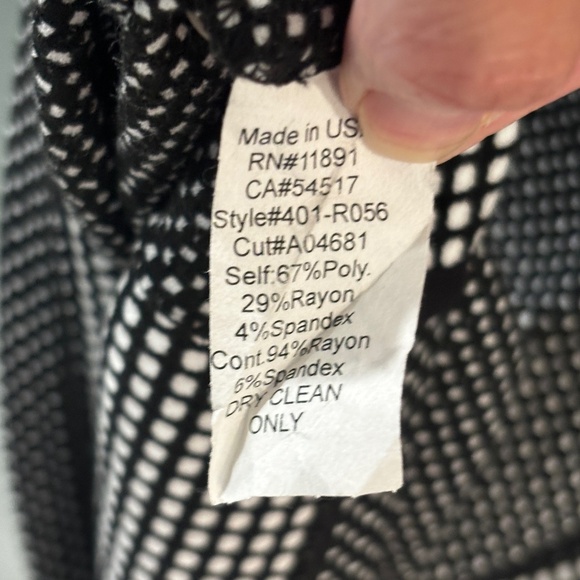 Bailey 44 "Diva Doll" Sheath Dress - Black/White S - Picture 8 of 8